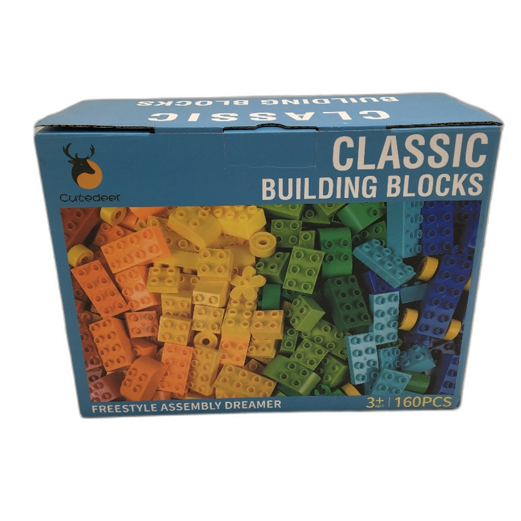Cutedeer Classic Big Building Blocks 160PCS STEM Freestyle Bricks Age 3+ NEW