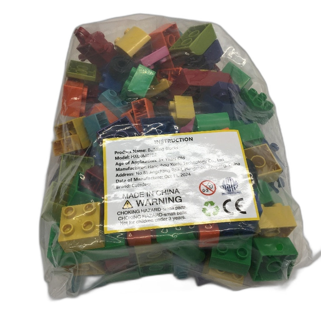 Cutedeer Classic Big Building Blocks 160PCS STEM Freestyle Bricks Age 3+ NEW