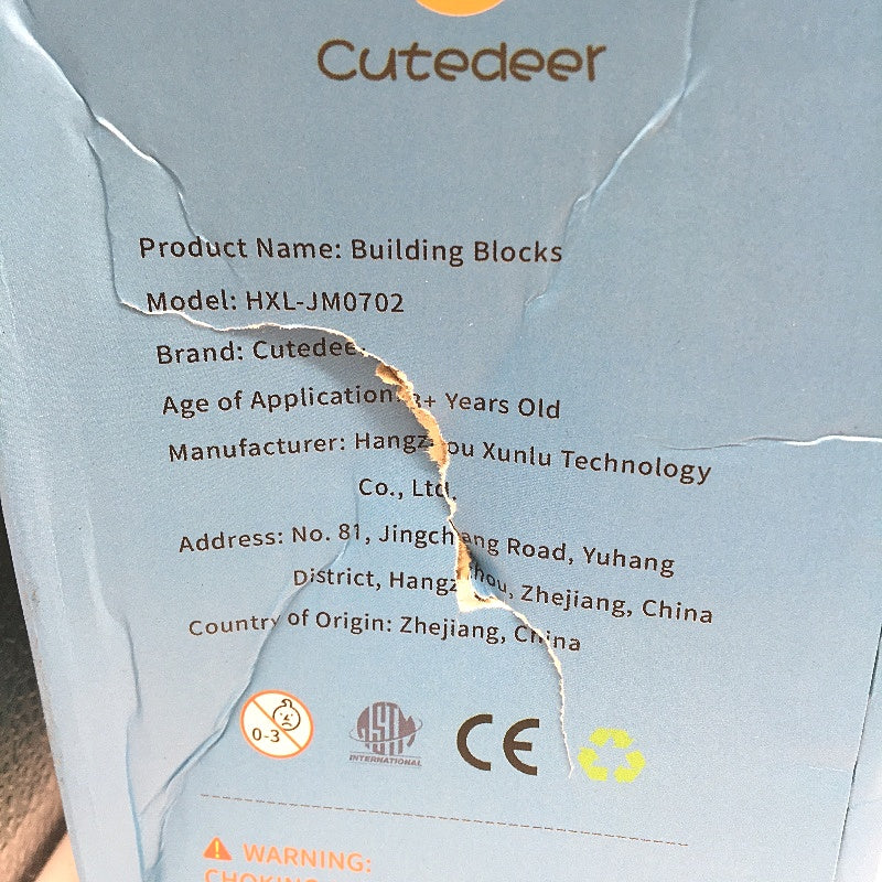 Cutedeer Classic Big Building Blocks 160PCS STEM Freestyle Bricks Age 3+ NEW