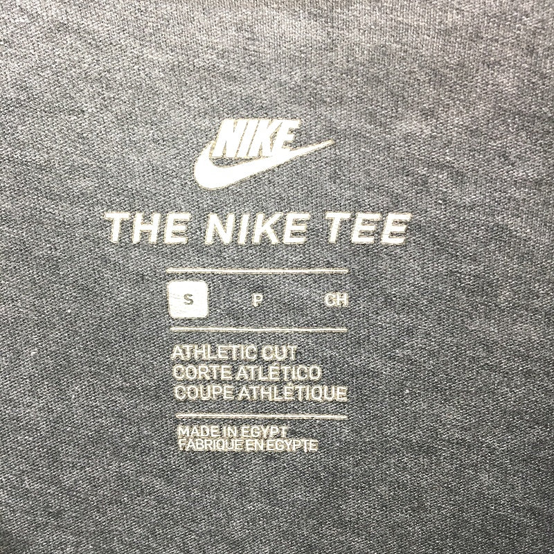 Nike The Nike Tee Grey Short Sleeve Cotton T Shirt Athletic Cut Mens Size S