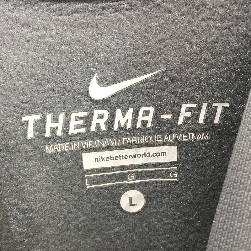 Nike Therma Fit Grey Fleece Lined Hoodie Hooded Jumper With Pocket Womens Size L