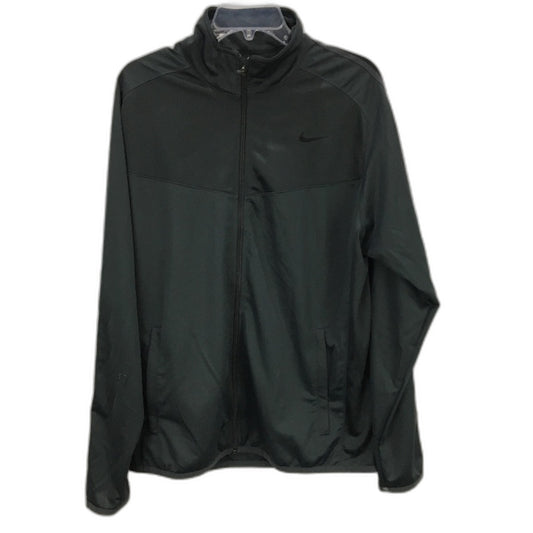 Nike Dark Grey Mesh Lightweight Full Zip Collared Sports Jacket Mens Size L