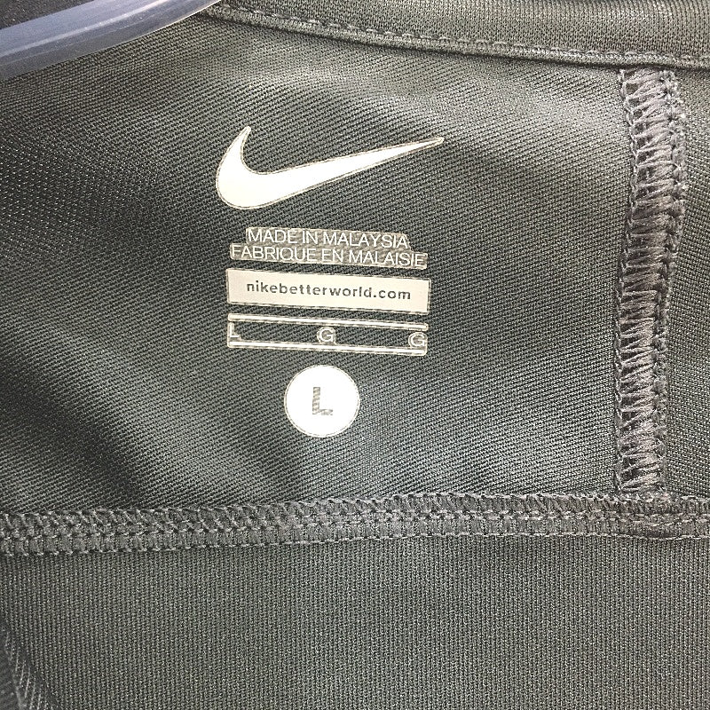 Nike Dark Grey Mesh Lightweight Full Zip Collared Sports Jacket Mens Size L