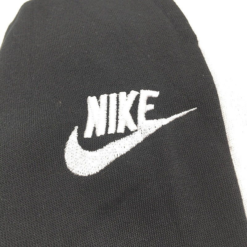 Nike Black White & Pink Fleece Lined Tracksuit Pants Sweatpants Womens Size M