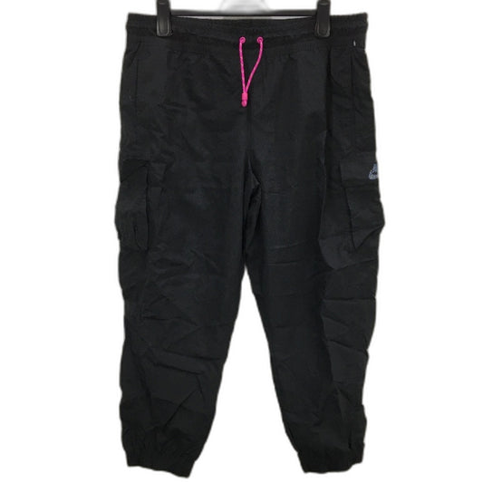 Nike Black Mesh Lined Casual Lightweight Cargo Pants Side Pockets Womens Size XL