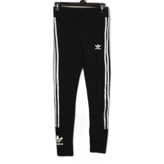 Adidas B&W Classic 3 Stripes Premium Sports Leggings Slim Pants Womens Size XL