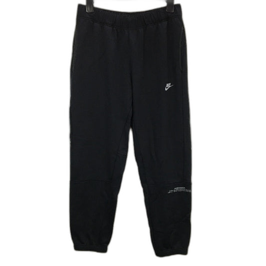 Nike Airmax Black Terry Lined Tracksuit Pants Sweatpants Joggers Mens Size L