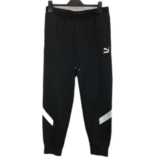 Puma B&W Terry Lined Drawstring Tracksuit Pants Sweatpants Joggers Mens Size L