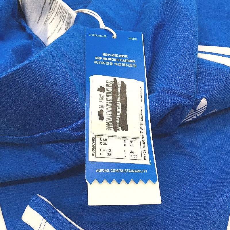 Adidas AdiColor Classics 3 Stripes Blue Bird Cotton Tights Ladies Size UK 12 NEW