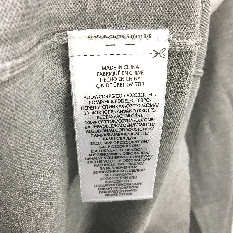 Polo Ralph Lauren Slim Fit Grey Pima Cotton V-Neck Sweater Mens Size XL NEW