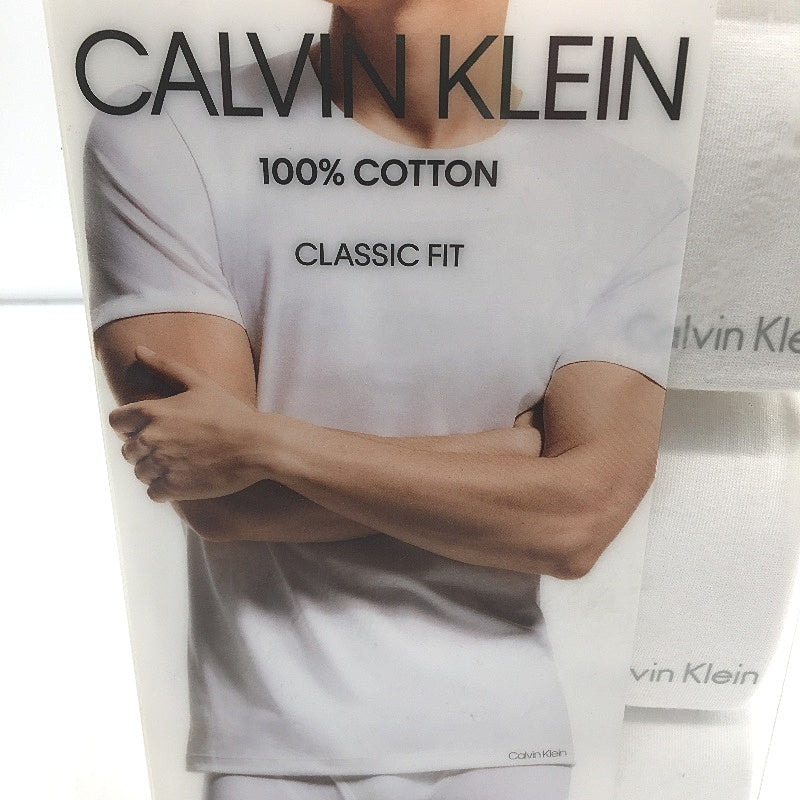 Calvin Klein 3pk 100% Cotton Classic Fit Crew Neck T-Shirts Mens Size Large NEW
