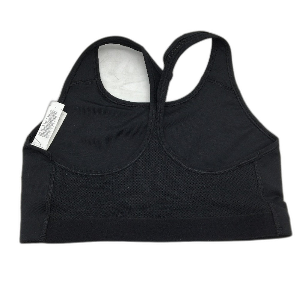 Nike Dri-Fit Swoosh Icon Clash Black Sports Bra Ladies Size Medium NEW