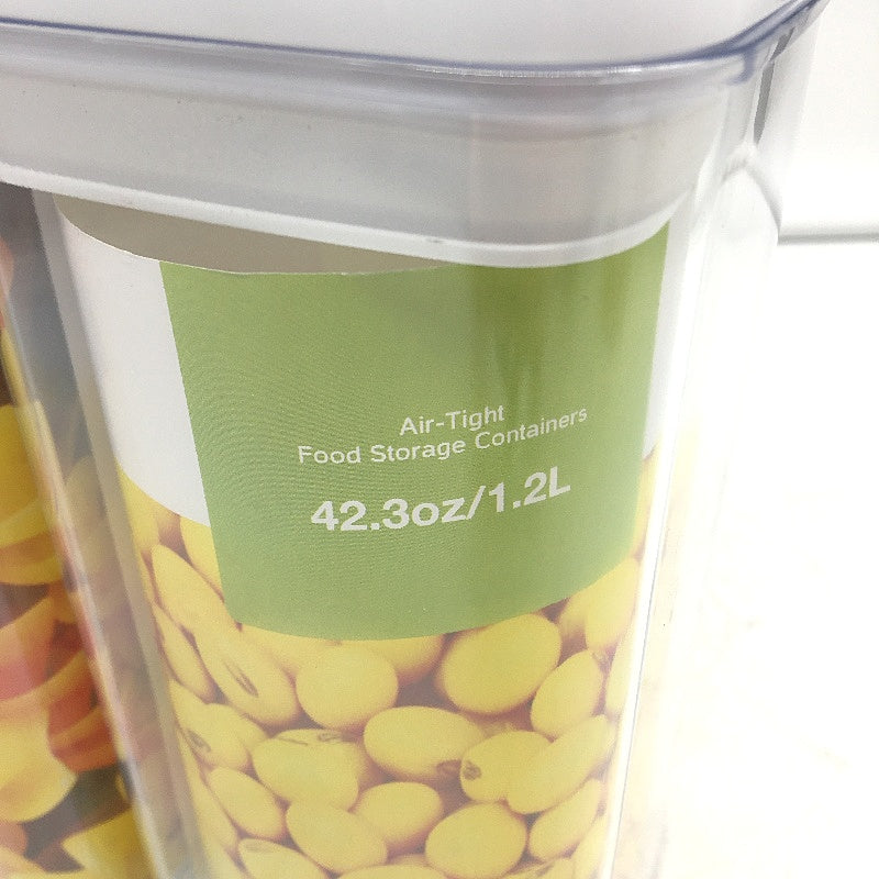 Cinimax 14 Pack Flip Lock White Lids Plastic Food Storage Containers NEW