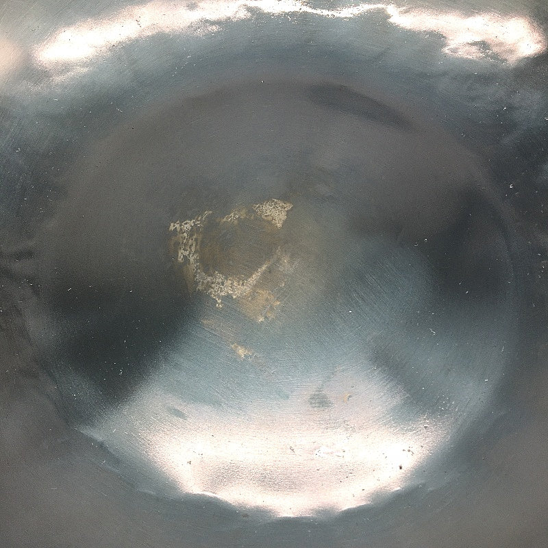 Yosukata 34cm 13.5 Inch Blue Carbon Steel Pre-Seasoned Flat Bottom Wok NEW