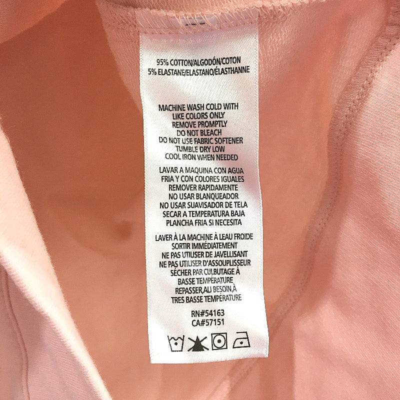 Tommy Hilfiger Sport Pink Cowl Neck Cotton Training Sweater Ladies Sz Medium NEW