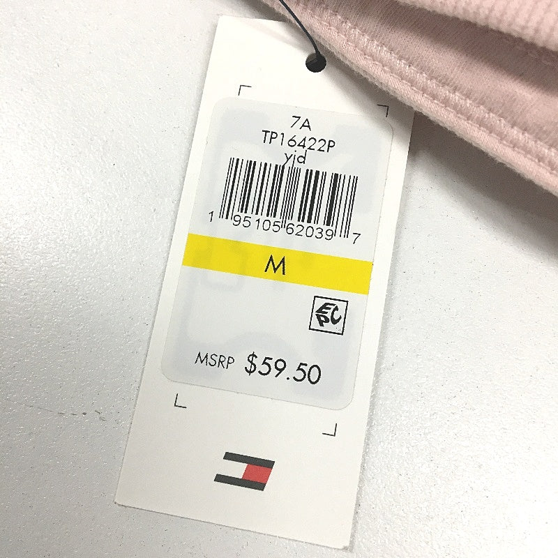 Tommy Hilfiger Sport Pink Cotton Terry Training Jogger Pant Ladies Sz Medium NEW