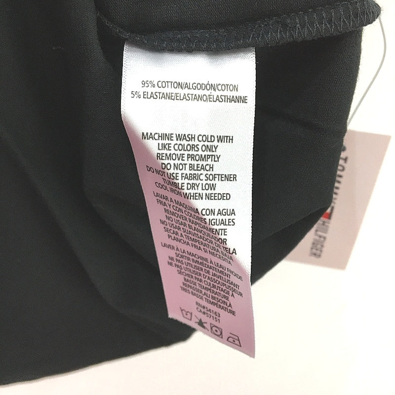 Tommy Hilfiger Sport Essentials Logo Black Cotton T-Shirt Ladies Size XL NEW