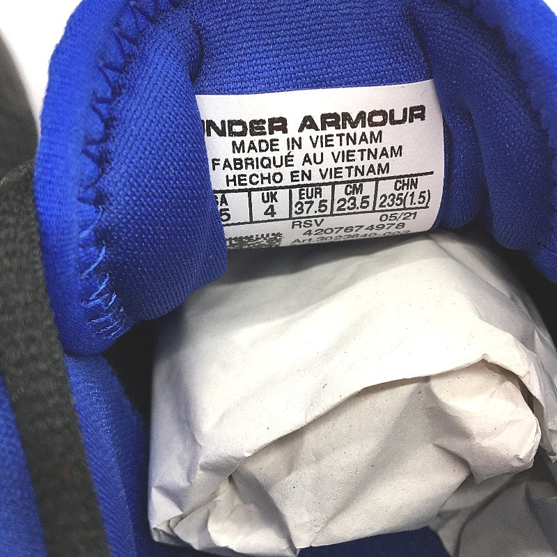 Under Armour Black Blue UA W Victory Cloudfoam Sneakers Ladies US6.5 EU 37.5 NEW