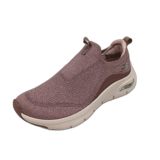 Skechers Vegan Mauve Machine Washable Arch Fit Slip On Shoe Size US 5 EU 35 NEW