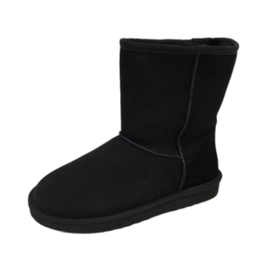 UGG Outback Australian Sheepskin Black Short Boots Unisex Size EU 42 M9 L10 NEW