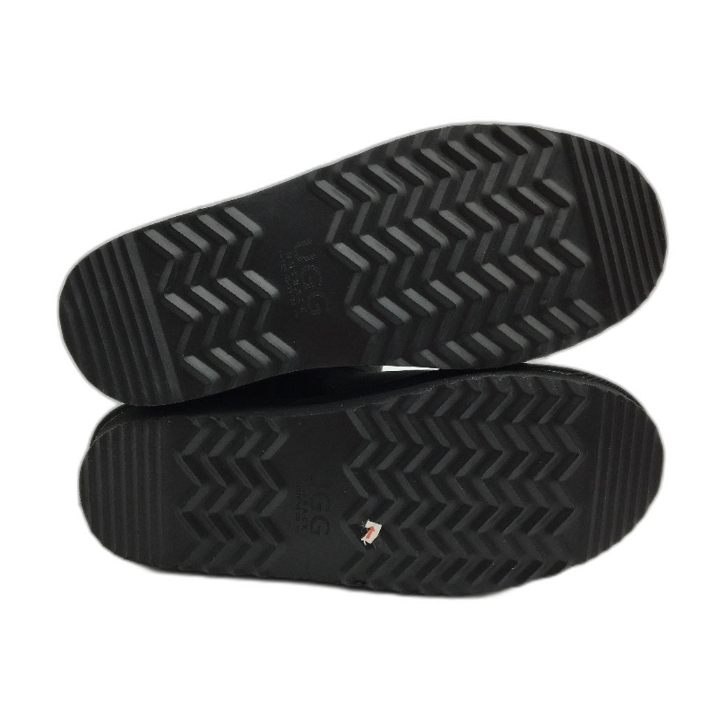 UGG Outback Australian Sheepskin Black Short Boots Unisex Size EU 42 M9 L10 NEW