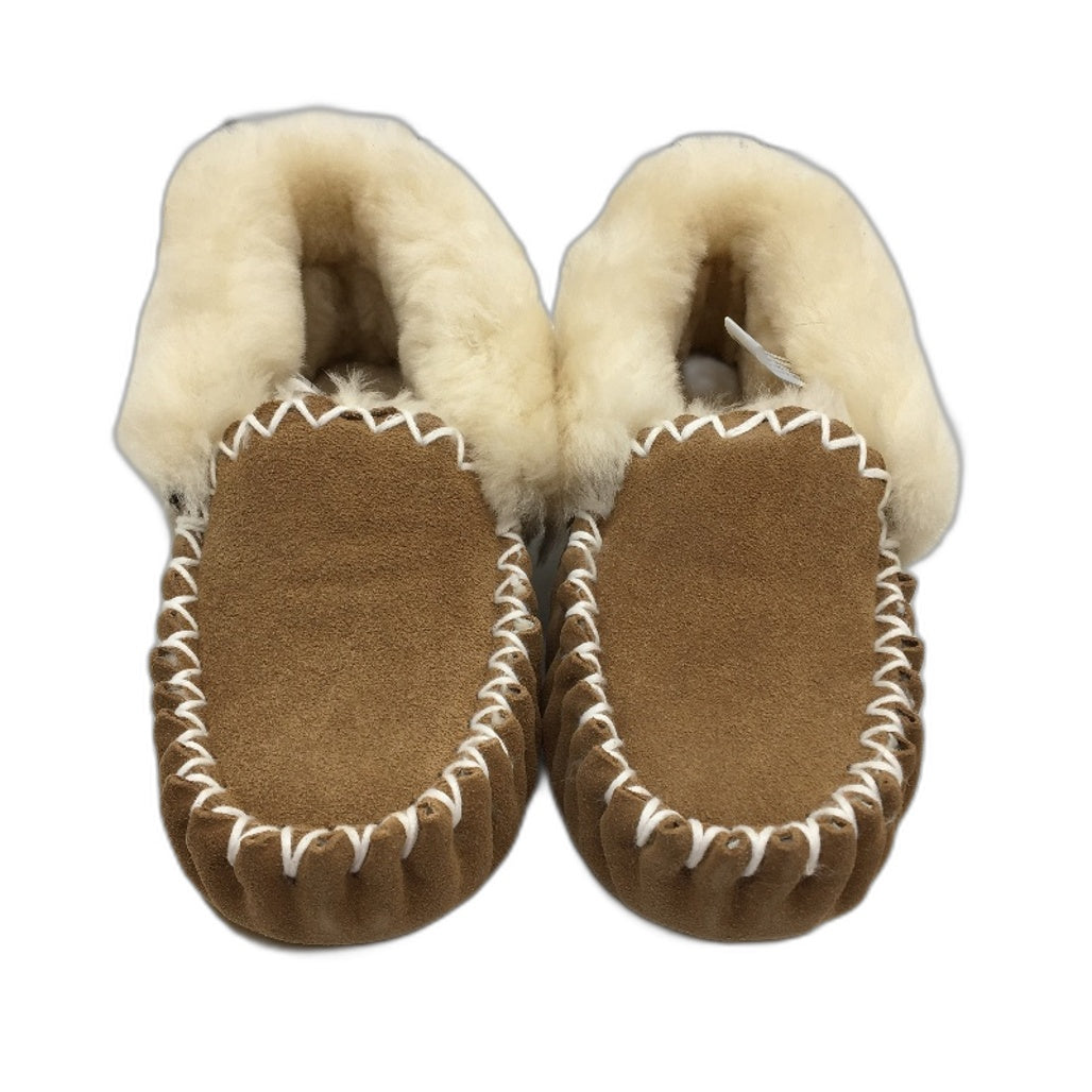 UGG Outback Australian Sheepskin Chesnut Moccasins Unisex Size EU 37 M5 L6 NEW