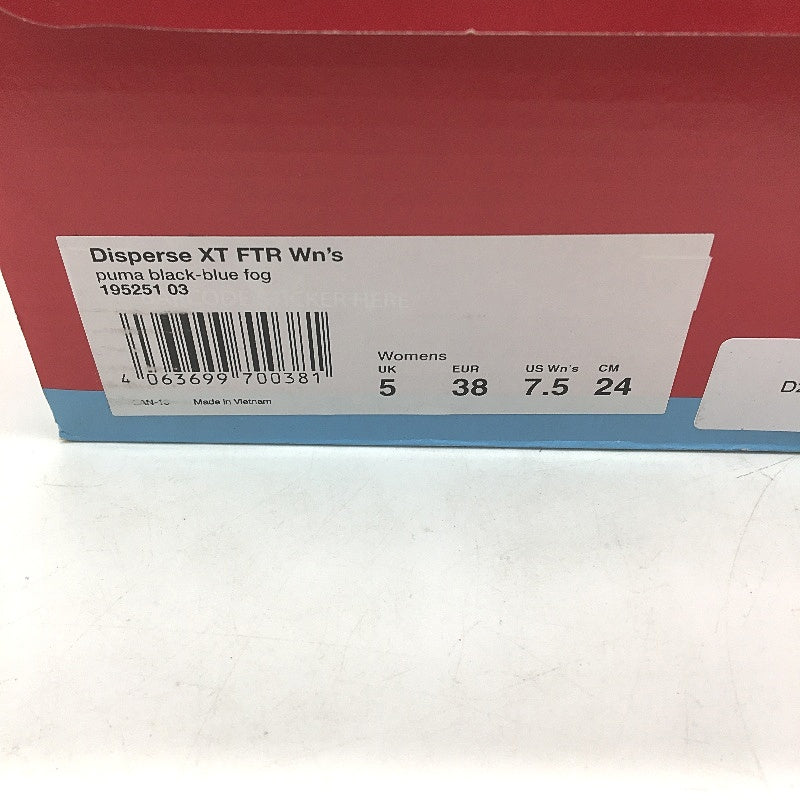 Puma Disperse XT FTR Black Blue Fog Training Sneakers Ladies US 7.5 EU 38 NEW
