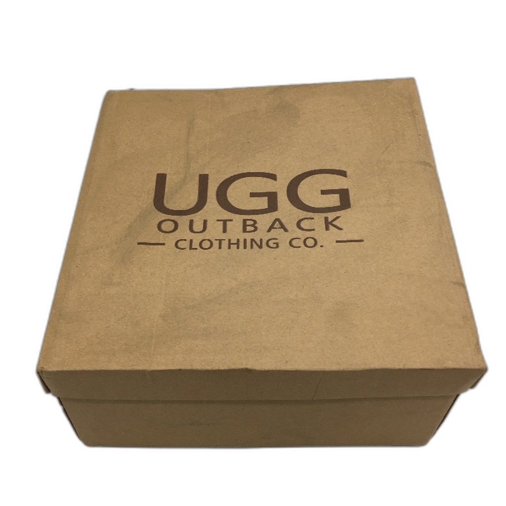 UGG Outback Australian Sheepskin Blue Short Boots Unisex Size EU 41 M8 L9 NEW