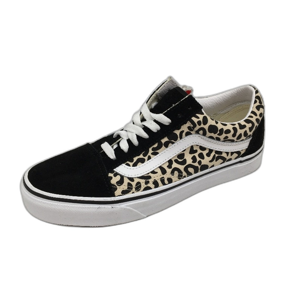 Vans Safari Print Old Skool Lace Up Skate Sneakers Unisex US M7 L8.5 EU 39 NEW