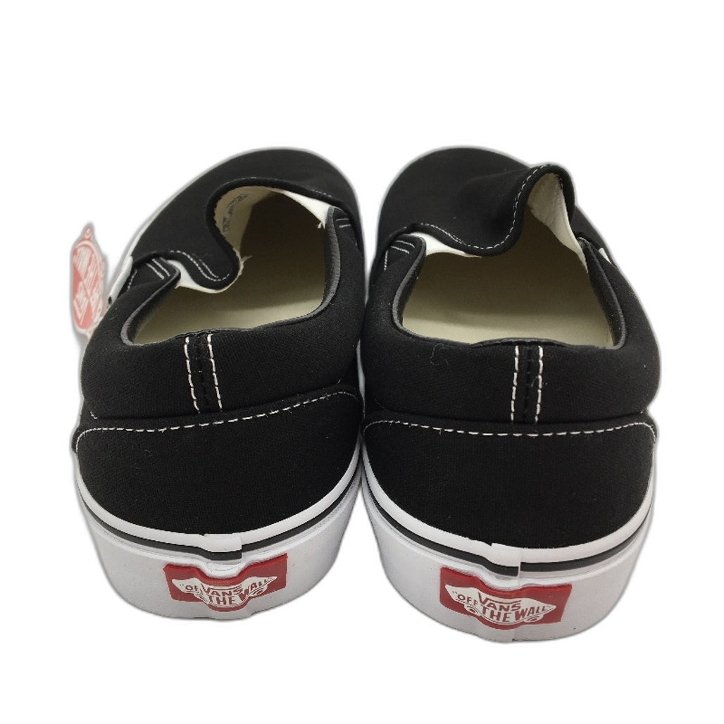 Vans Black Classic Slip On Old Skool Skate Sneakers Unisex US M9 L10.5 EU 42 NEW