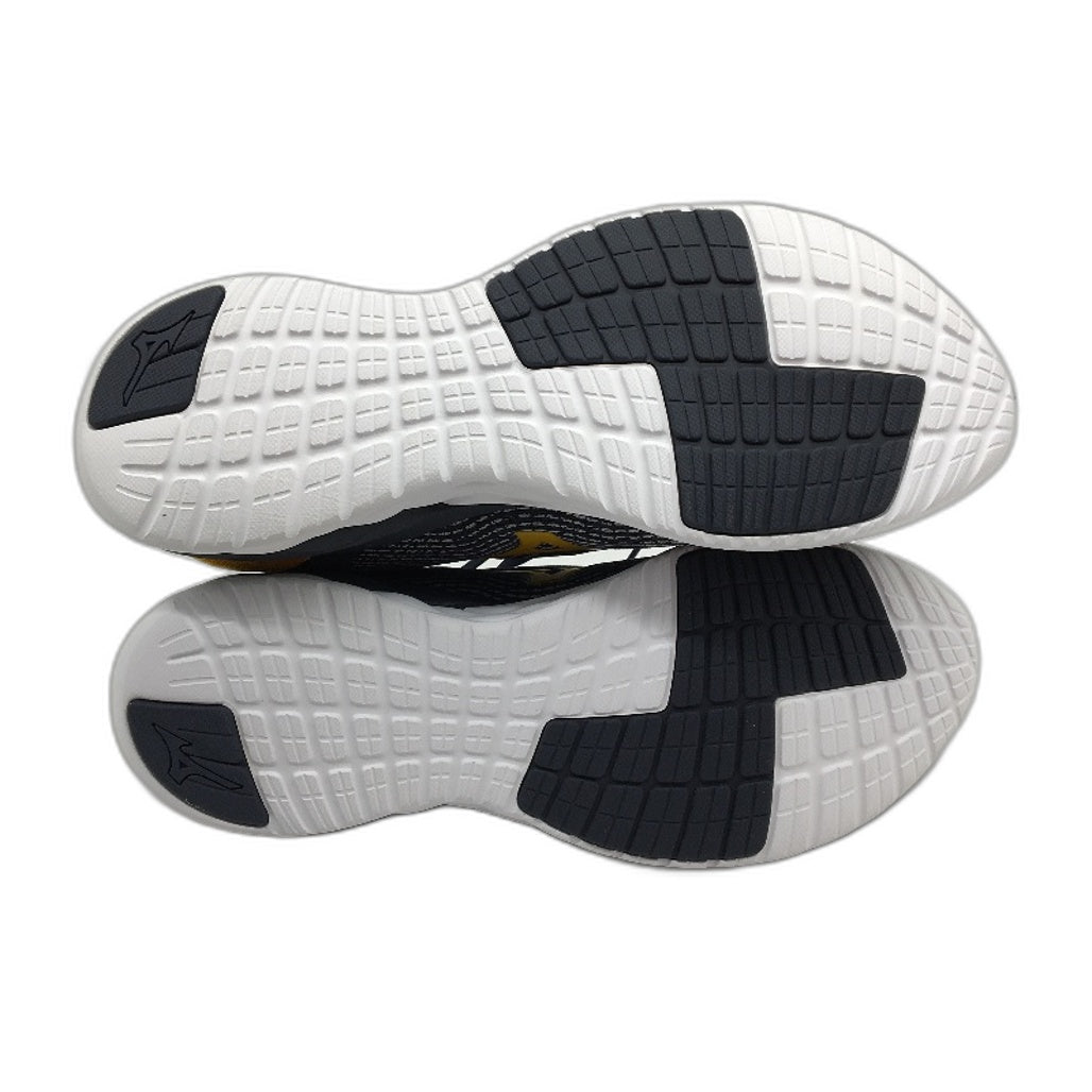 Mizuno Wave Revolt Navy & Orange Running Sneakers Mens Size US 10 EUR 43 NEW