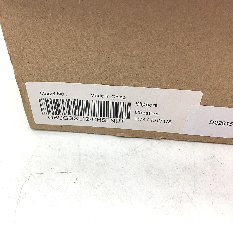 UGG Outback Sheepskin Chestnut Tan Scuff Slippers Size Mens 11 Ladies 12 NEW