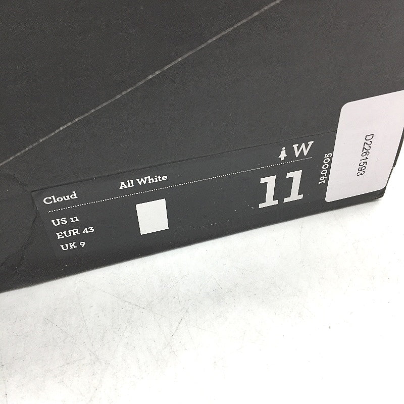 On Running All White Cloud Lightweight Sneakers Ladies Sze US 11 UK 9 EU 43 DEMO