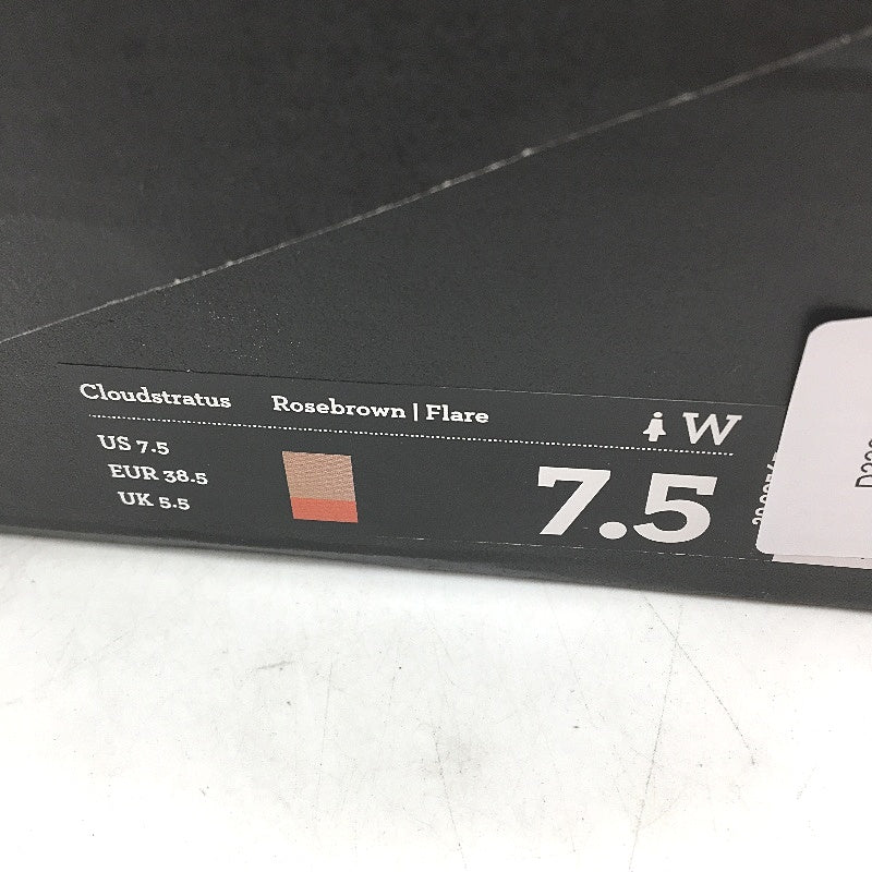 On Running Cloudstratus Rosebrown Running Sneaker Ladies Size US 7.5 EU 38.5 NEW