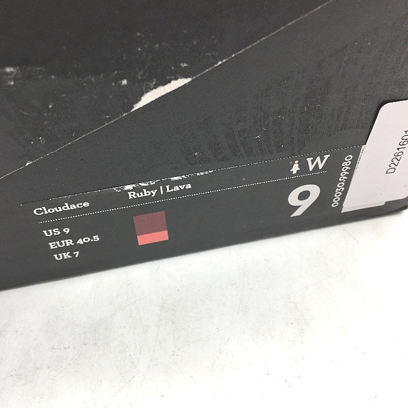 On Running Cloudace Ruby Lava Running Sneaker Ladies Size US 9 EU 40.5 DEMO