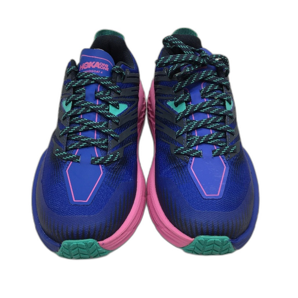 Hoka Vibram Megagrip Blue & Pink Speedgoat 4 Sneaker Ladies Size US 8.5 EU40 NEW