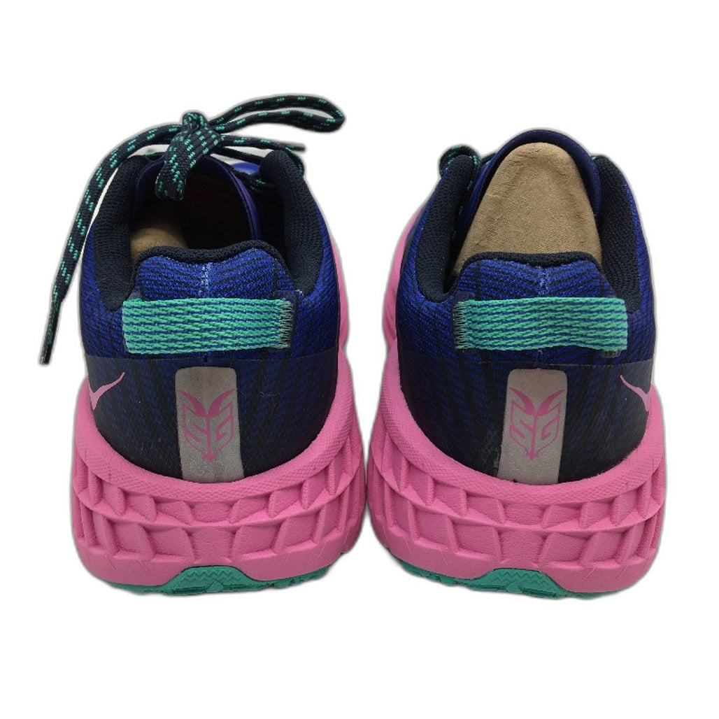 Hoka Vibram Megagrip Blue & Pink Speedgoat 4 Sneaker Ladies Size US 8.5 EU40 NEW