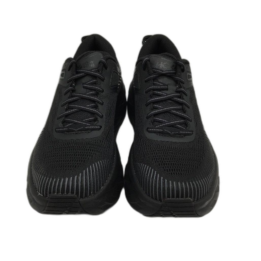 Hoka Solid Black Bondi 7 Running Thick Sole Sneaker Mens Size US 8.5 EU 42 NEW