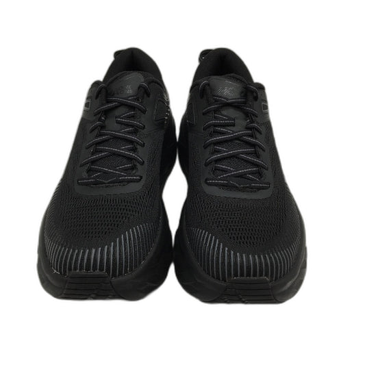 Hoka Solid Black Bondi 7 Running Thick Sole Sneaker Mens Size US 8.5 EU 42 NEW
