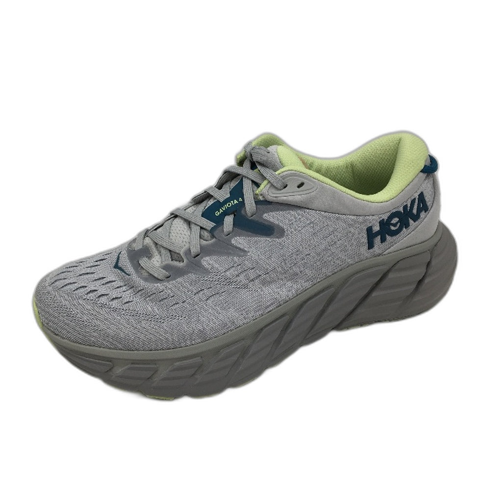 Hoka One One Grey Gaviota 4 Thick Sole Sneaker Shoes Mens Size US 8.5 EU 42 NEW