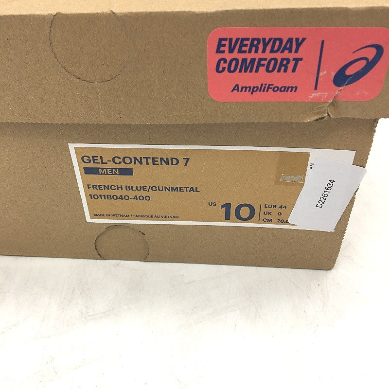 Asics Otholite Gel-Contend 7 Amplifoam French Blue Sneakers Mens US10 EU44 NEW