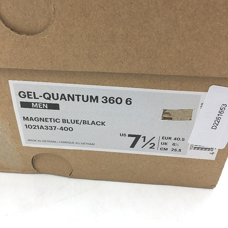 Asics Otholite Gel-Quantum 360 6 Magnetic Blue Sneakers Mens US 7.5 EU 40.5 NEW