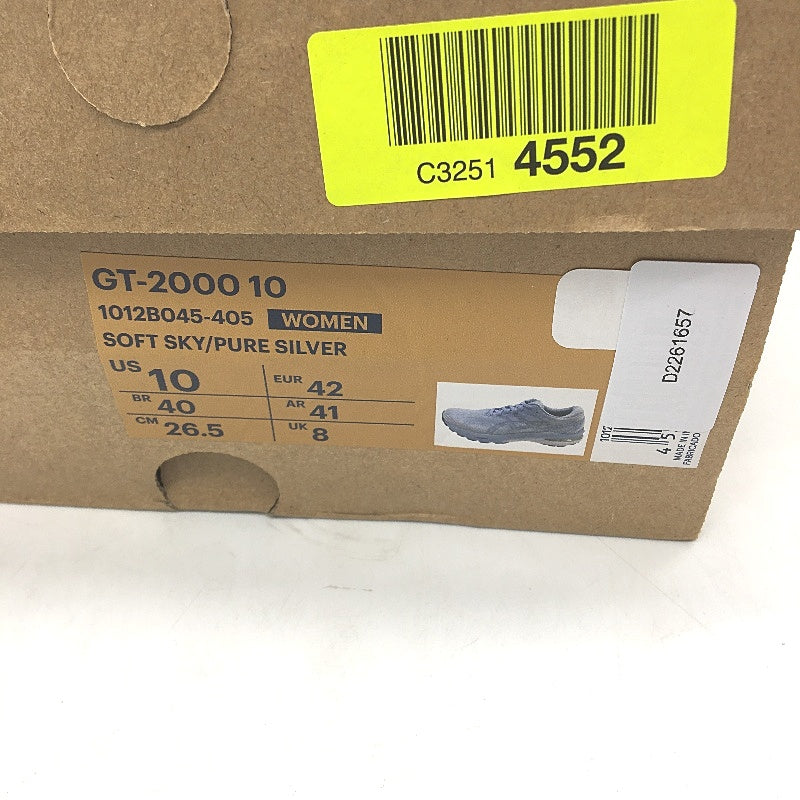 Asics Ortholite GT-2000 10 Soft Sky Blue Lite Sneakers Ladies US 10 EU 42 NEW