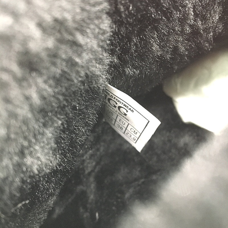 OnceWild UGG Vegan Faux Wool Short Black Mini Boots Unisex M5 L7 EU38 NEW