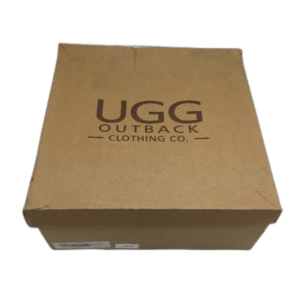 UGG Outback Australian Sheepskin Chestnut Short Button Boot Unisex M11 L12 NEW