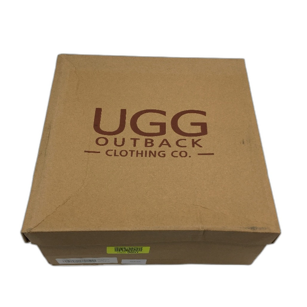 UGG Outback Australian Sheepskin Chestnut Short Button Boot Unisex M5 L6 NEW