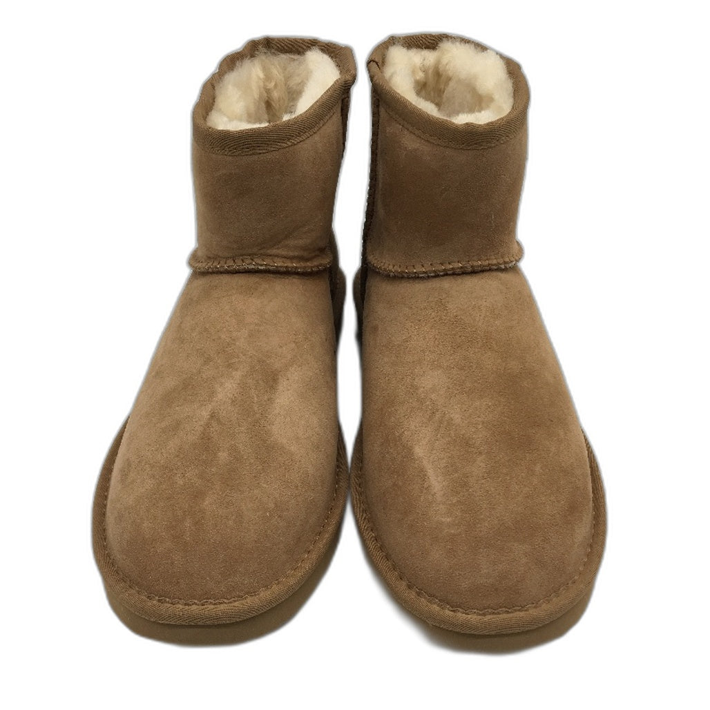 UGG Outback Australian Sheepskin Chestnut Mini Classic Boot Unisex M10 L11 NEW