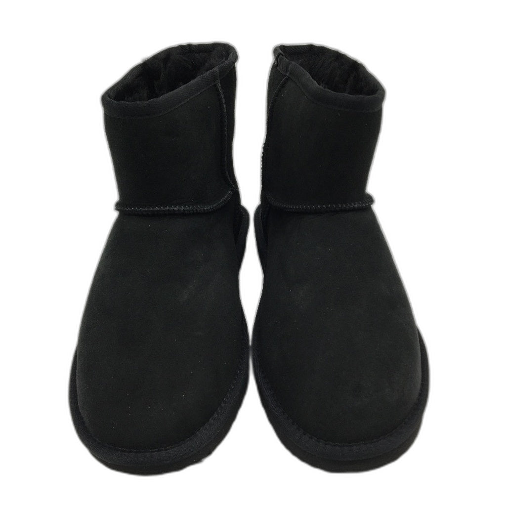 UGG Outback Australian Sheepskin Black Mini Classic Boot Unisex M11 L12 NEW