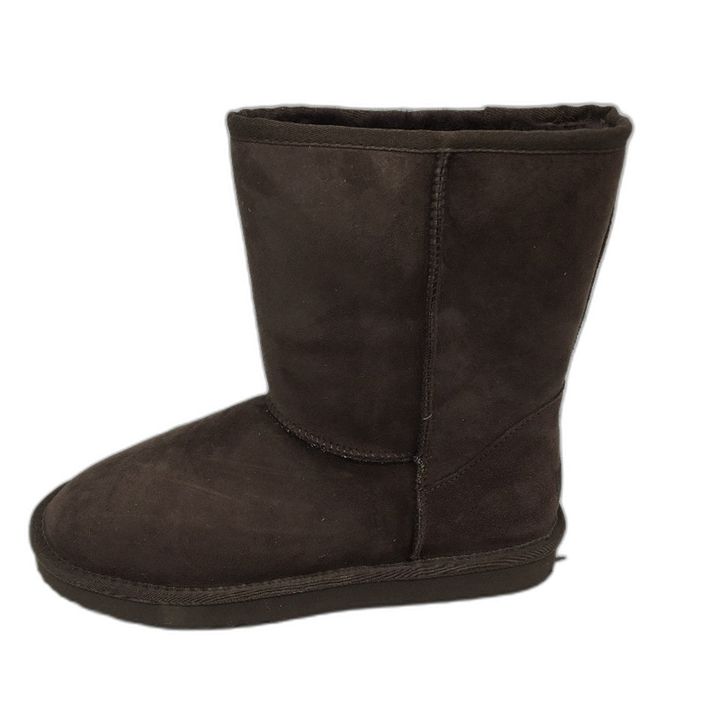 UGG Outback Australian Sheepskin Chocolate Short Classic Boot Unisex M11 L12 NEW