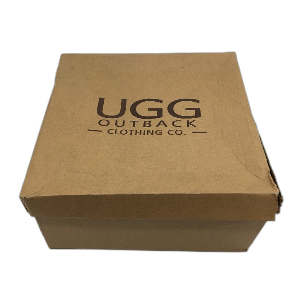 UGG Outback Australian Sheepskin Chocolate Short Classic Boot Unisex M11 L12 NEW